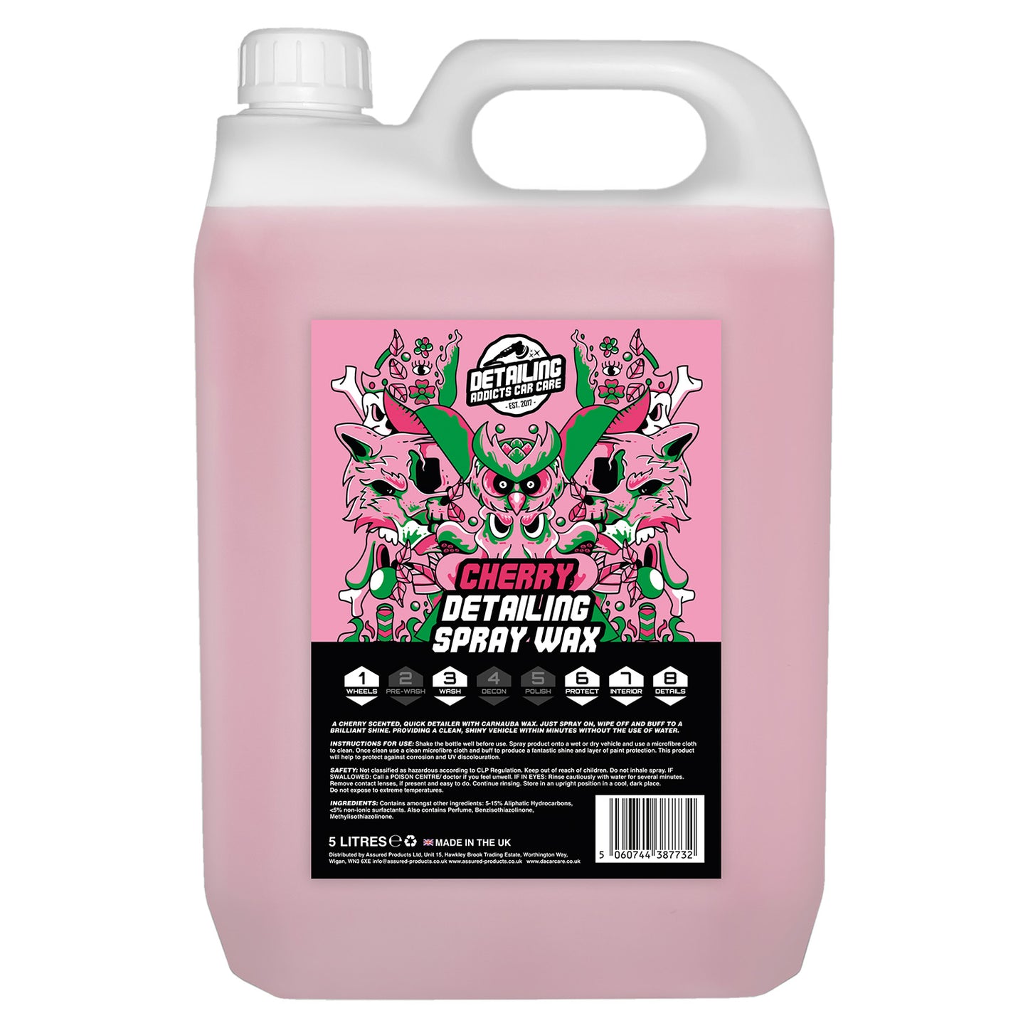 Cherry Detailing Spray Wax 5L