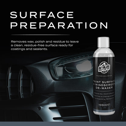 Ceramic Coating Prep & Protect Kit - Ceramic Coating 50ml + Paint Surface & Windscreen De-Waxer 100ml